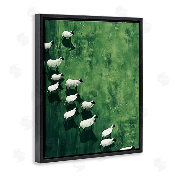 Stupell Industries Arlington Prints | Wandering Sheep Abstraction