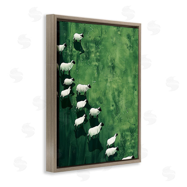 Stupell Industries Arlington Prints | Wandering Sheep Abstraction