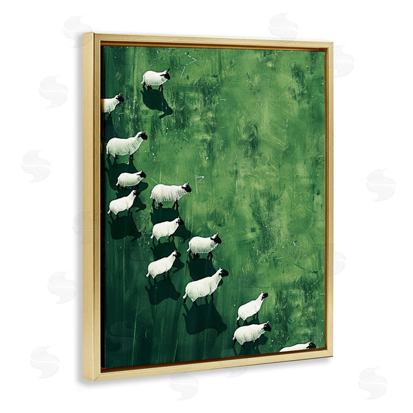Stupell Industries Arlington Prints | Wandering Sheep Abstraction