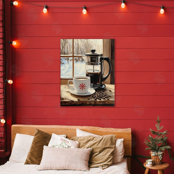 Stupell Industries Arlington Prints | Winter French Press Coffee Wall Art
