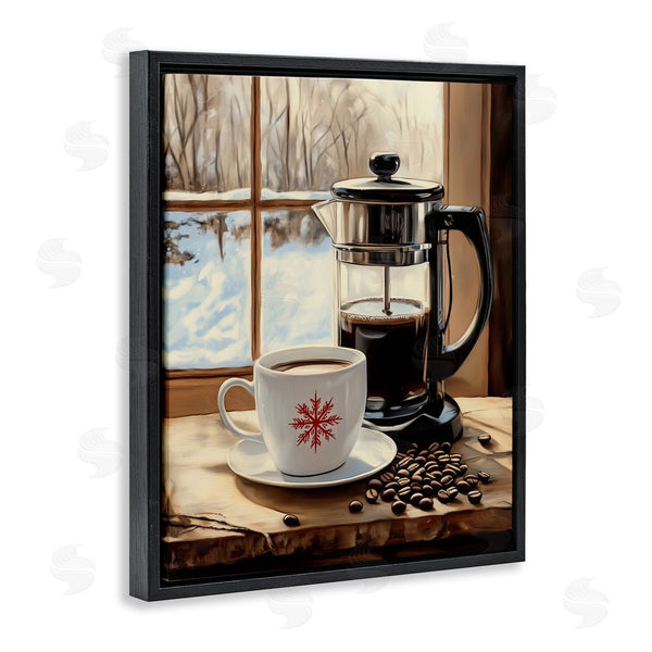 Stupell Industries Arlington Prints | Winter French Press Coffee Wall Art