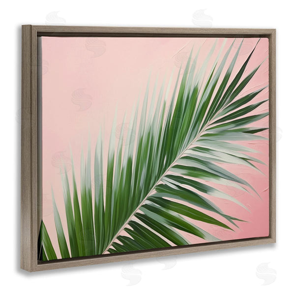 Stupell Industries Arlington Prints | Wispy Palm Leaf On Pink
