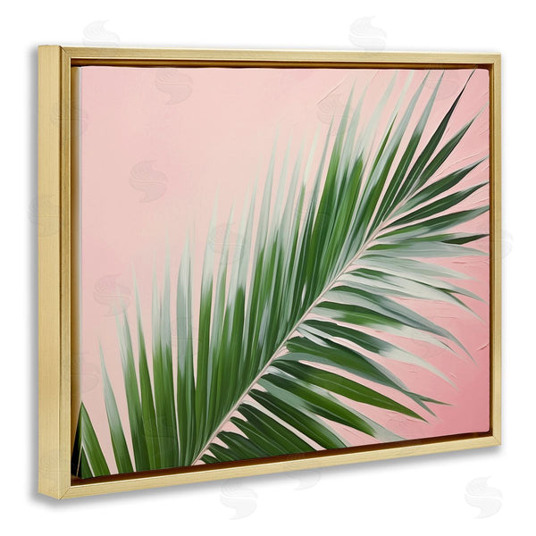 Stupell Industries Arlington Prints | Wispy Palm Leaf On Pink