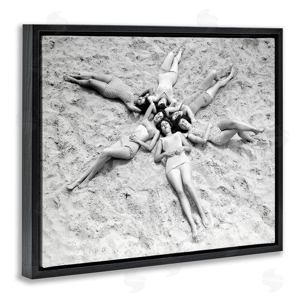 Stupell Industries Arlington Prints | Women On Beach In Star Shape