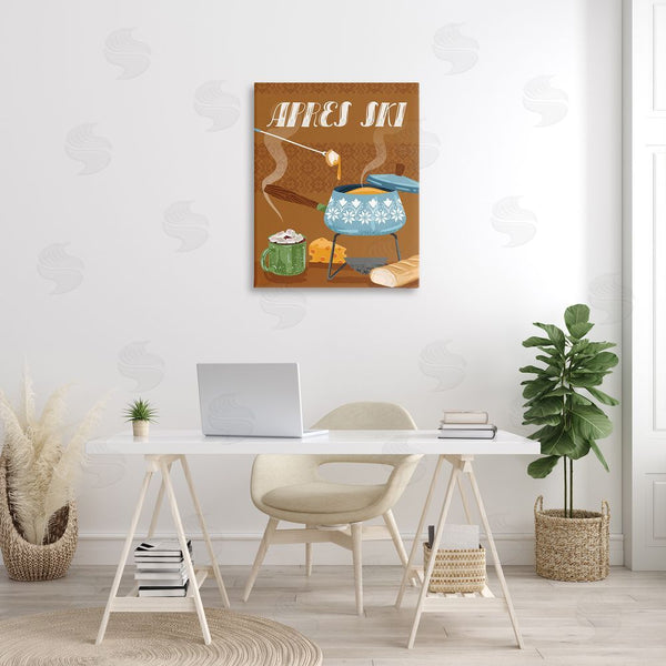 Stupell Industries Arrolynn Weiderhold | Apr�s Ski Warm Meal Wall Art