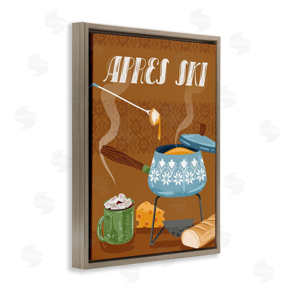 Stupell Industries Arrolynn Weiderhold | Apr�s Ski Warm Meal Wall Art