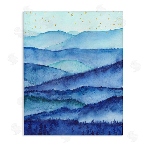 stupell industries Arrolynn Weiderhold | Blue Mountains & Trees Scenery