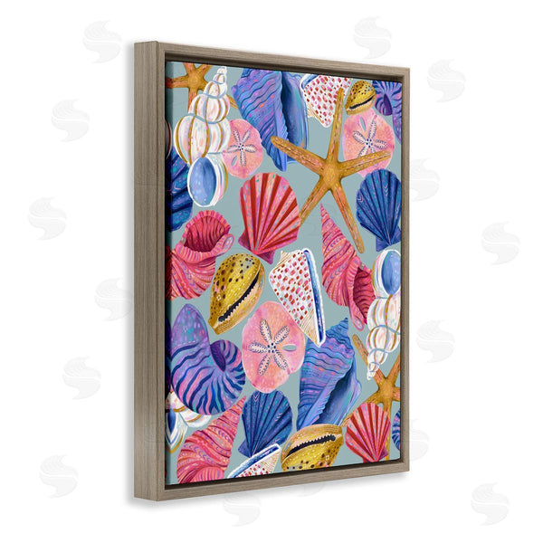 Stupell Industries Arrolynn Weiderhold | Bright Seashells Assortment