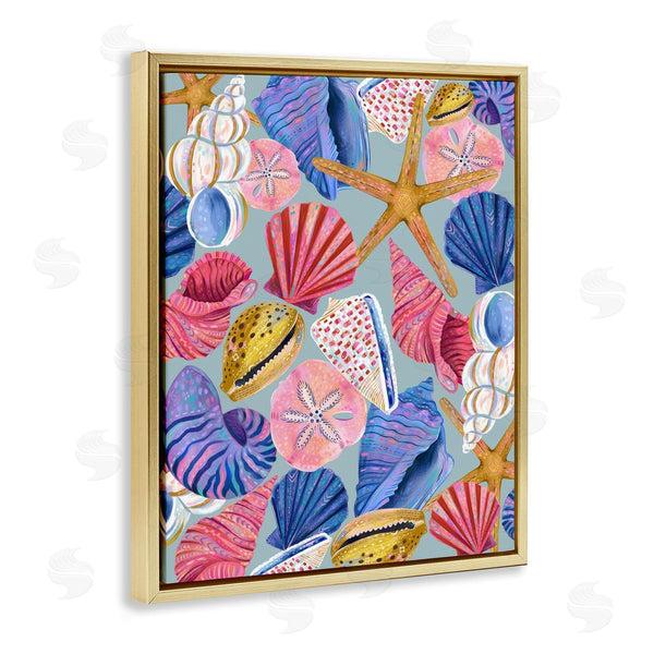 Stupell Industries Arrolynn Weiderhold | Bright Seashells Assortment