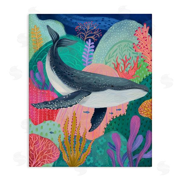 stupell industries Arrolynn Weiderhold | Bright Whale & Sea Coral