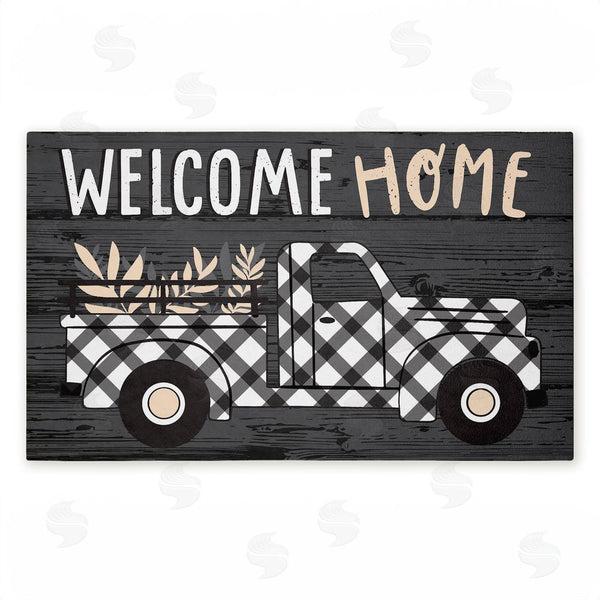 stupell industries Arrolynn Weiderhold | Country Rustic Welcome Truck Non-Woven Door Mat