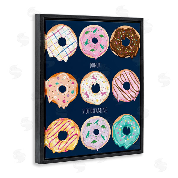 Stupell Industries Arrolynn Weiderhold | Donut Stop Dreaming Pun