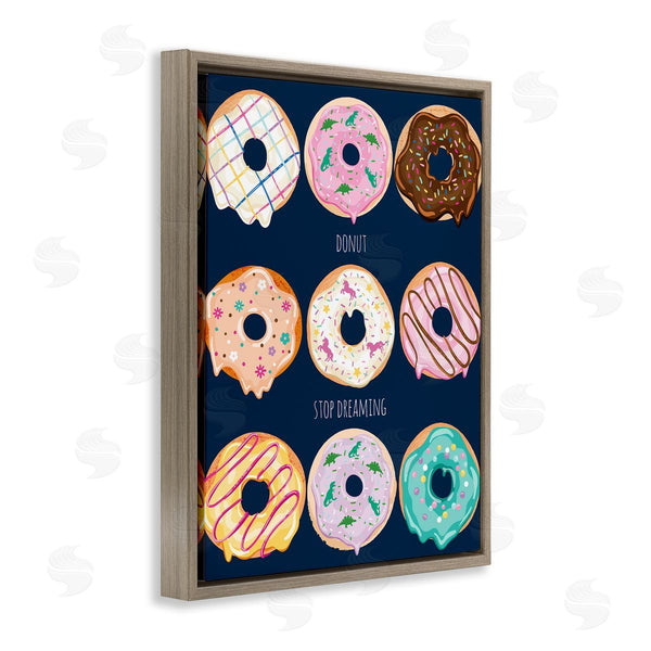 Stupell Industries Arrolynn Weiderhold | Donut Stop Dreaming Pun