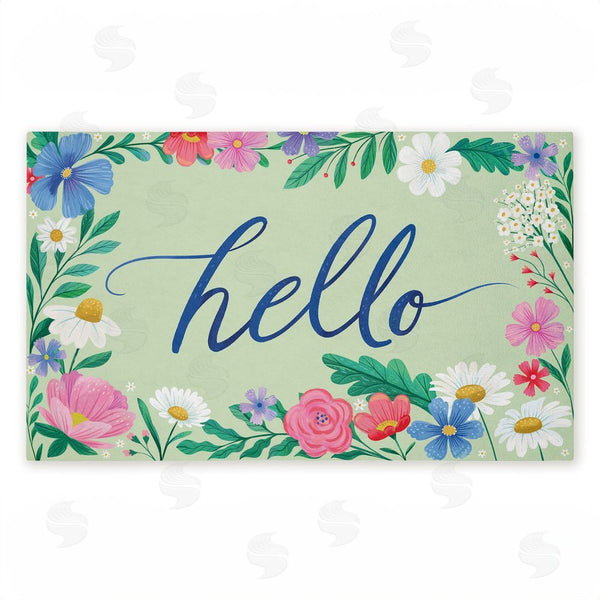 stupell industries Arrolynn Weiderhold | Dream Garden Hello Non-Woven Door Mat