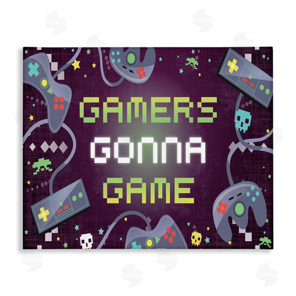 stupell industries Arrolynn Weiderhold | Gamers Gonna Game Controllers