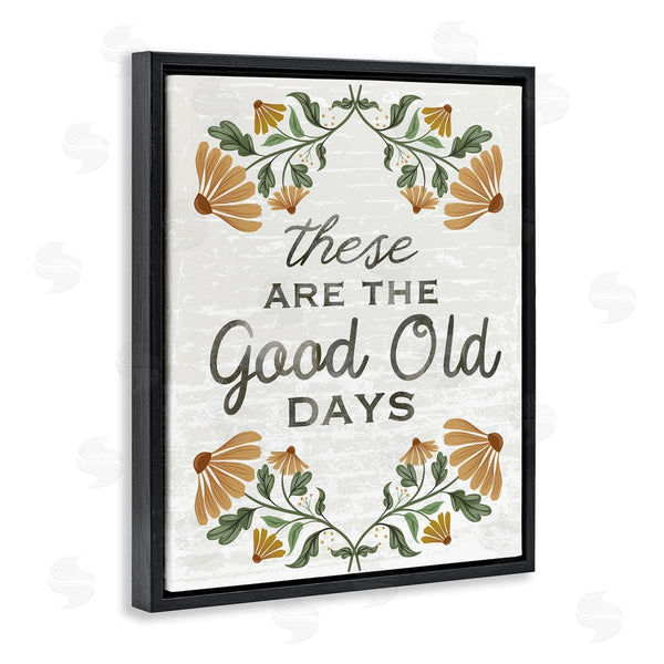 Stupell Industries Arrolynn Weiderhold | Good Days Floral Pattern Wall Art