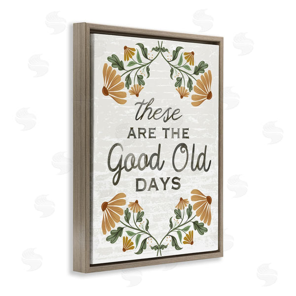 Stupell Industries Arrolynn Weiderhold | Good Days Floral Pattern Wall Art