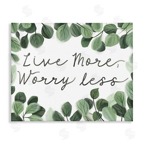 stupell industries Arrolynn Weiderhold | Live More Worry Less Wall Art