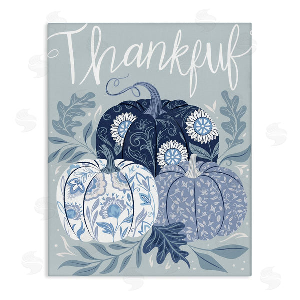 stupell industries Arrolynn Weiderhold | Thankful Ornate Floral Pumpkins