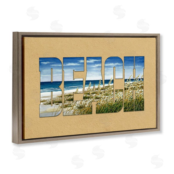 Stupell Industries Art Brands Holdings LLC | Grassy Beach Typography