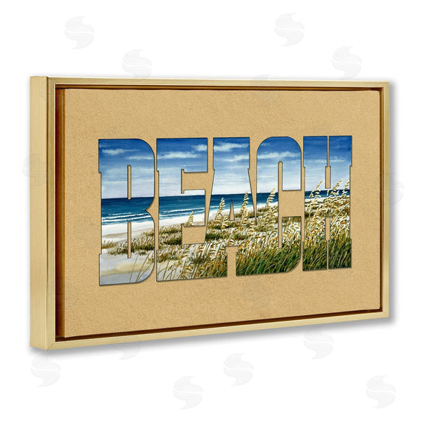 Stupell Industries Art Brands Holdings LLC | Grassy Beach Typography