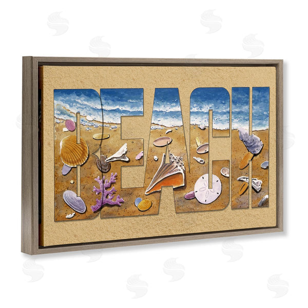 Stupell Industries Art Brands Holdings LLC | Outlined Beach Letters
