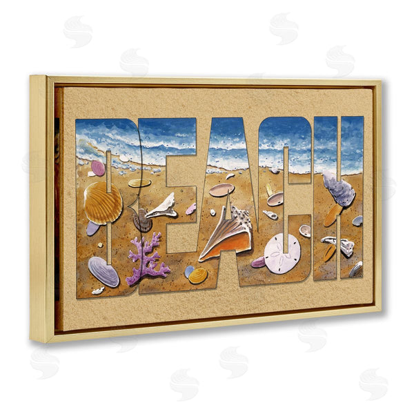 Stupell Industries Art Brands Holdings LLC | Outlined Beach Letters