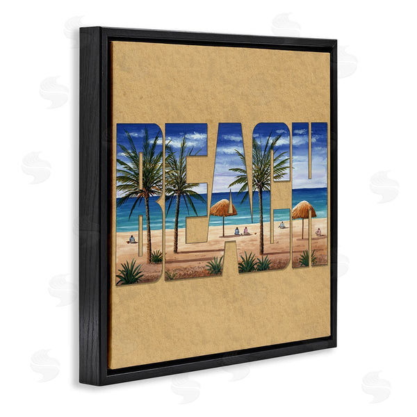 Stupell Industries Art Brands Holdings LLC. | Tropical Beach Typography Wall Art