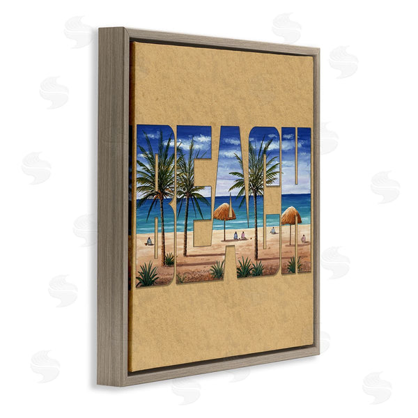 Stupell Industries Art Brands Holdings LLC. | Tropical Beach Typography Wall Art