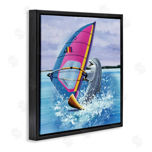 Stupell Industries Art Brands Holdings LLC. | Wind Surfer Dolphin Wall Art