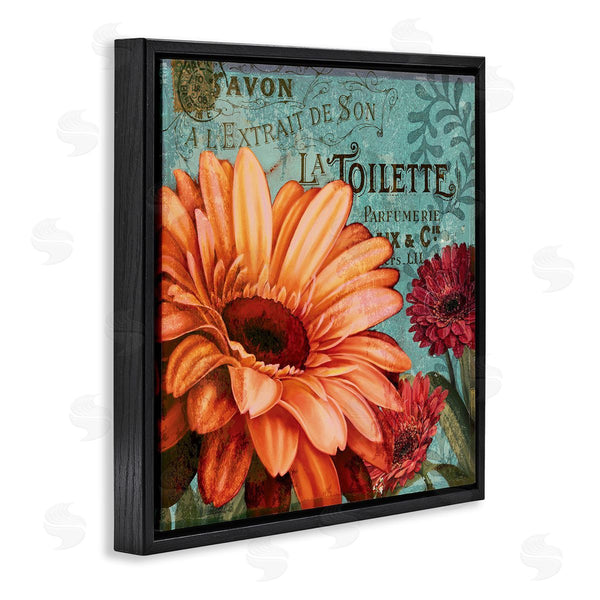 Stupell Industries Art Licensing Studio | Daisies With Antique French Backdrop
