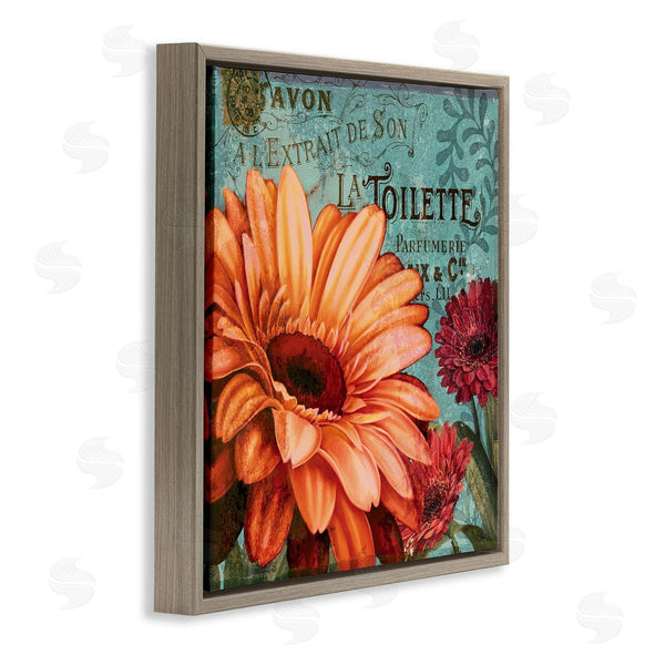 Stupell Industries Art Licensing Studio | Daisies With Antique French Backdrop