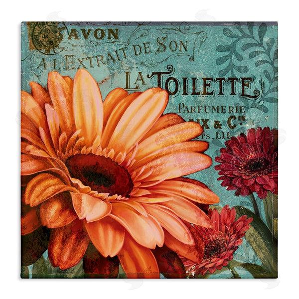 stupell industries Art Licensing Studio | Daisies with Antique French Backdrop