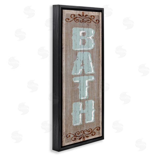 Stupell Industries Art Licensing Studio | Rustic Charm Bath Sign Wall Art