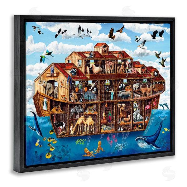 Stupell Industries Art Poulin | Noah's Ark Animals Wall Art