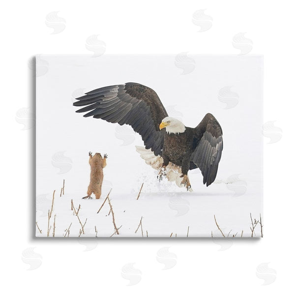 stupell industries Arthur Trevino | Prairie Dog & Eagle Wall Art