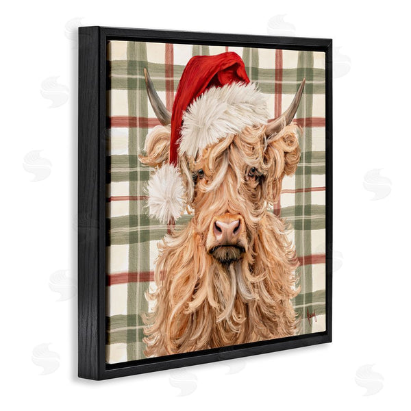 Stupell Industries Ashley Bradley | Holiday Wavy Haired Cattle