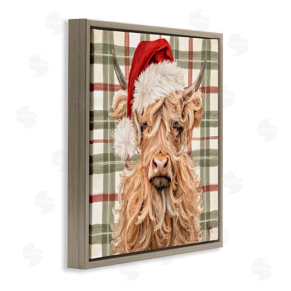 Stupell Industries Ashley Bradley | Holiday Wavy Haired Cattle