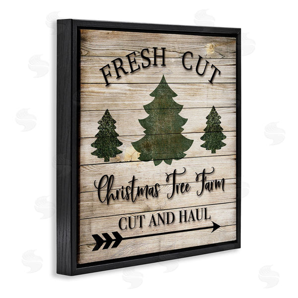 Stupell Industries Ashley Burton | Rustic Fresh Cut Trees Sign
