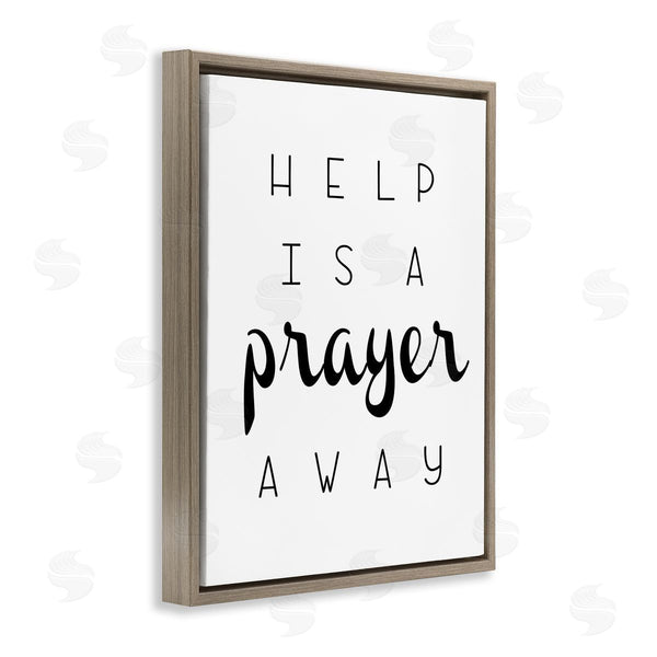 Stupell Industries Ashley Calhoun | A Prayer Away Sentiment Wall Art