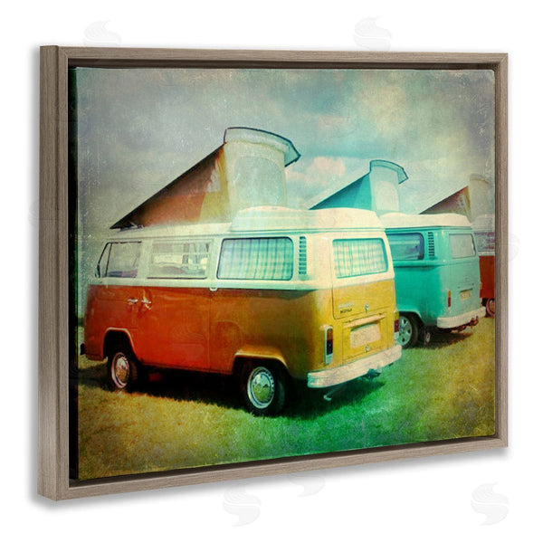 Stupell Industries Ashley Calhoun | Beach Vans Retro Photography