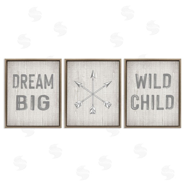 Stupell Industries Ashley Calhoun | Dream Big Boho Arrows