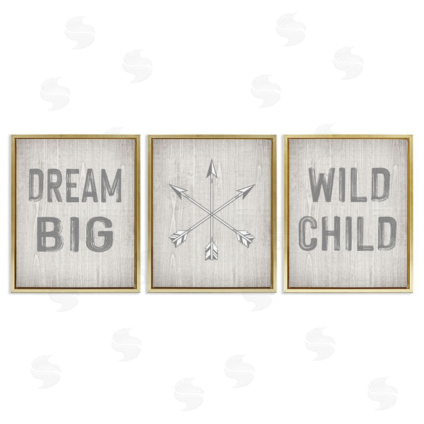 Stupell Industries Ashley Calhoun | Dream Big Boho Arrows