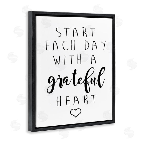 Stupell Industries Ashley Calhoun | Grateful Heart Sentiment Wall Art