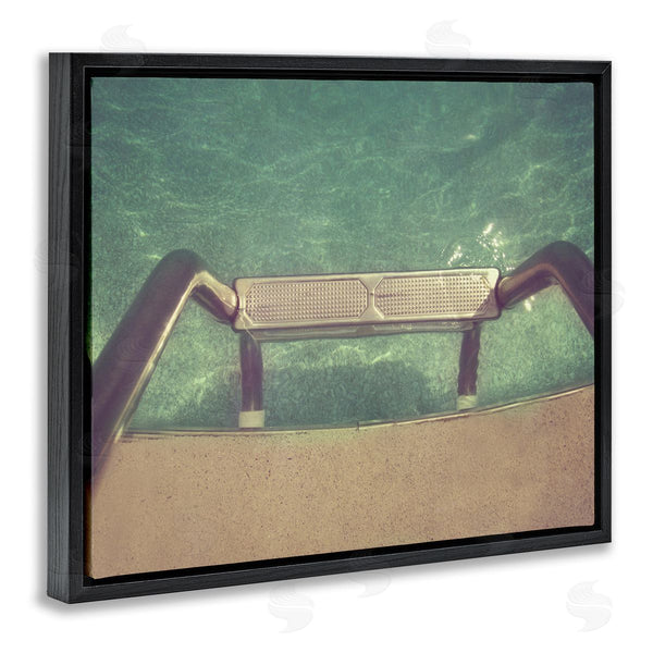 Stupell Industries Ashley Calhoun | Ladder Into Pool Summer Wall Art