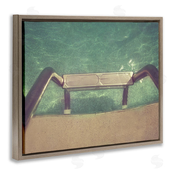 Stupell Industries Ashley Calhoun | Ladder Into Pool Summer Wall Art