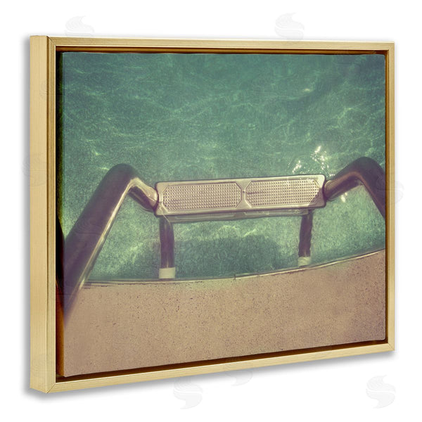 Stupell Industries Ashley Calhoun | Ladder Into Pool Summer Wall Art