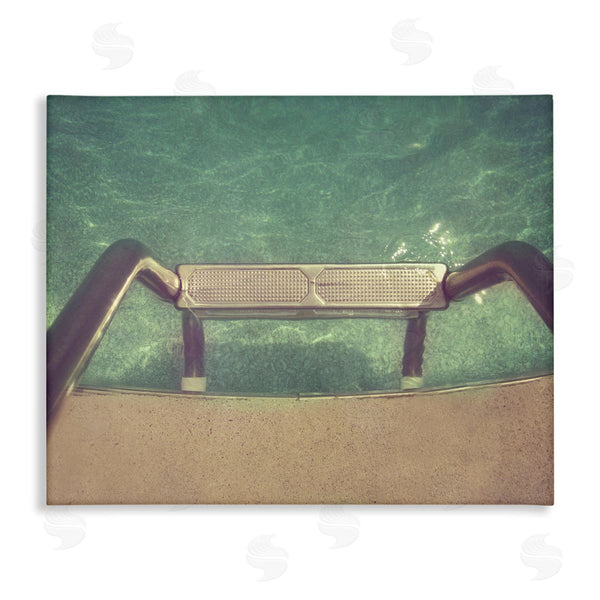 stupell industries Ashley Calhoun | Ladder into Pool Summer Wall Art