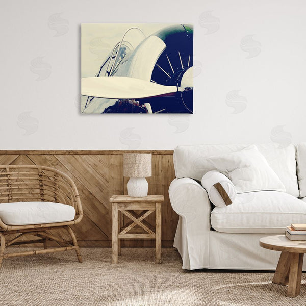 Stupell Industries Ashley Calhoun | Plane Propeller Close Up Modern Industrial Photography Wall Art