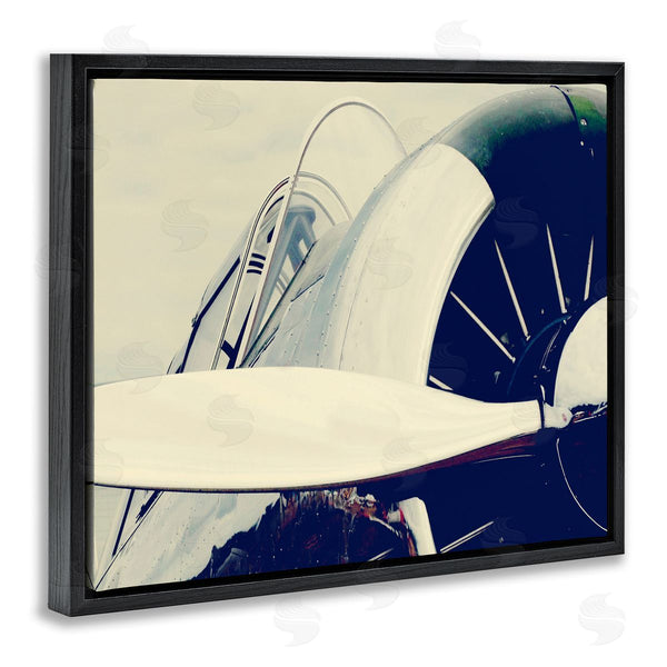 Stupell Industries Ashley Calhoun | Plane Propeller Close Up Modern Industrial Photography Wall Art